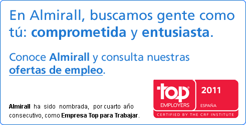 En Almirall, buscamos gente como tú: comprometida y entusiasta.