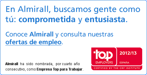 En Almirall, buscamos gente como tú: comprometida y entusiasta.