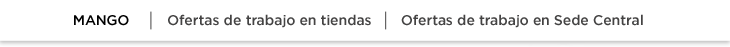 Empleo MANGO - Menú principal
