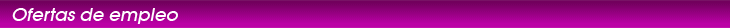 Ofertas de empleo