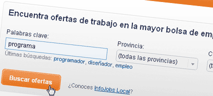 Buscador de la Página princial