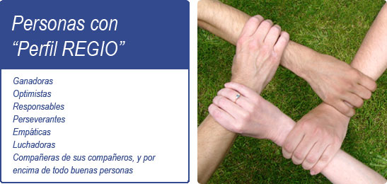 Personas con perfil REGIO